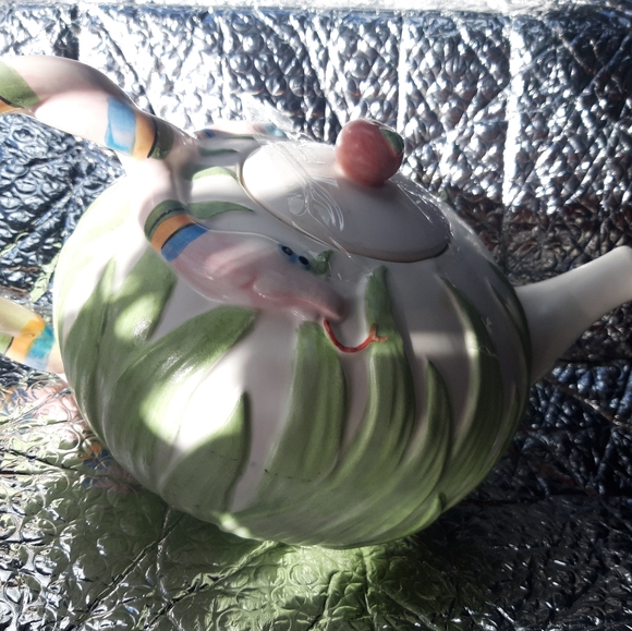 Fitz & floyd Snake teapot - Picture 3 of 5